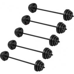 Gorilla Sports Barbell Aerobics 5 Course Set