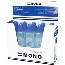 Tombow MONO Aqua Liquid Glue With Two Tips Transparent (Pack 10)