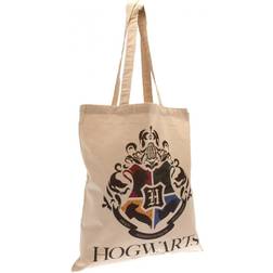 Harry Potter Hogwarts Houses Canvas Tote Bag (One Size) (Cream/Black)