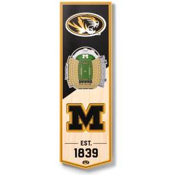 YouTheFan Missouri Tigers 3D StadiumView Banner