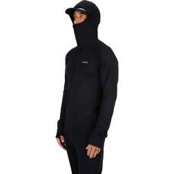 Simms Men's Heavyweight Baselayer Hoody Black Black