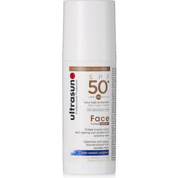 Ultrasun Tinted Moisturising Anti-ageing Face Sun Protection SPF50+ PA++++ Honey 50ml