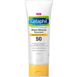Cetaphil Sheer Mineral Sunscreen Broad Spectrum SPF50 3fl oz