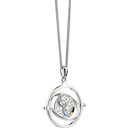 Harry Potter Time Turner Necklace - Silver/Transparent