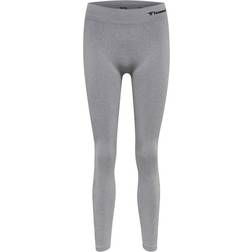 Hummel Seamless Mid Waist Tights - North Atlantic/Melange