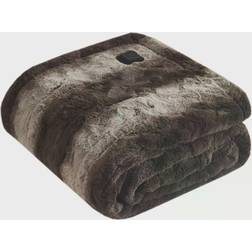 Beautyrest Marselle Heated Wrap with Built-in Controller Blankets Brown (162.56x127)