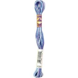 DMC 417F-4220 Color Variations Six Strand Embroidery Floss, 8.7-Yard, Lavender Fields