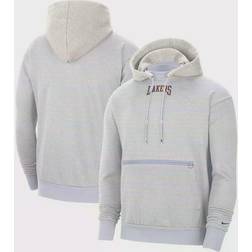 Nike Los Angeles Lakers 75th Anniversary Courtside Striped Pullover Hoodie Sr