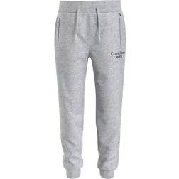Calvin Klein Stack Logo Sweatpants - Light Grey Heather (IB0IB01282 -PZ2)