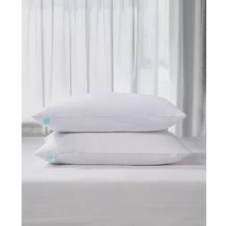Martha Stewart Tencel-Around Medium Firm 2-Pack Down Pillow White
