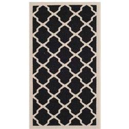 Safavieh Courtyard Evie Beige, Black 24x43"