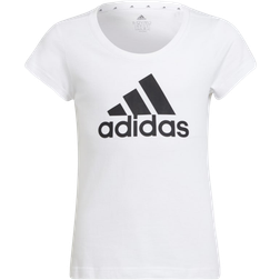 Adidas Girl's Essentials T-shirt - White/Black (GU2760)