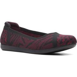 Clarks Cloudsteppers Carly Wish - Burgundy Knit