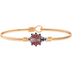 Luca + Danni Ladybug Bangle Bracelet - Gold/Multicolour