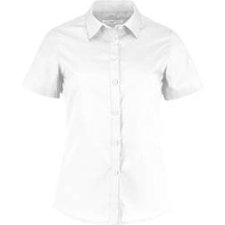 Kustom Kit Women's Short Sleeve Poplin Shirt - White