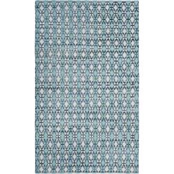 Safavieh Montauk Collection Multicolor, Turquoise 108x144"