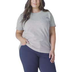 Dickies Women's Heavyweight Short Sleeve T-shirt Plus Size - Heather Grey