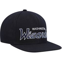 Mitchell & Ness Washington Wizards Hardwood Classics Script 2.0 Snapback Hat Men - Black