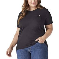 Dickies Women's Heavyweight Short Sleeve T-shirt Plus Size - Black