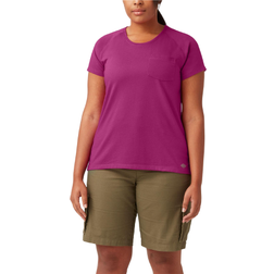 Dickies Women's Cooling Short Sleeve T-shirt Plus Size - Festival Fuchsia