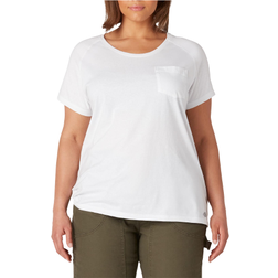 Dickies Women's Cooling Short Sleeve T-shirt Plus Size - White