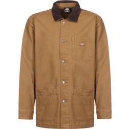 Dickies Stonewashed Duck Unlined Chore Coat - Brown Duck