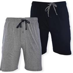 Hanes Men's 2-pack Knit Sleep Shorts, 4XL, Dark