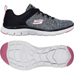 Skechers Flex Appeal 4.0 Coated Fidelity Sneakers, Rose, Rose - Compare ...