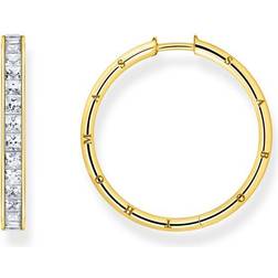 Thomas Sabo Hoop earrings stones pavé CR671-414-14