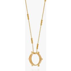 Daisy London Stack Twist Rope Pendant Necklace