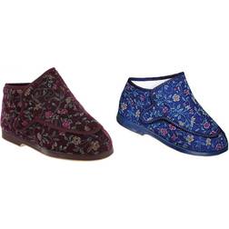 Universal Textiles GBS Rhona Slipper Touch Fastening Ladies Bootees