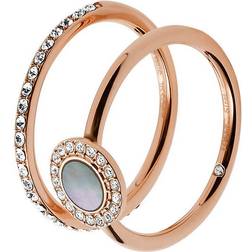 Fossil Ring - Rose Gold/Mother of pearl