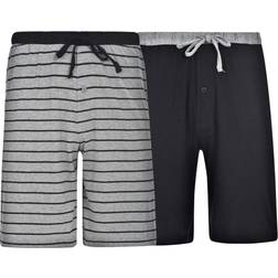 Hanes Mens Pajama Shorts, Gray Gray