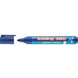 Edding 380-3 blå Flipchart markere, rund spids 1,5-3mm (10stk