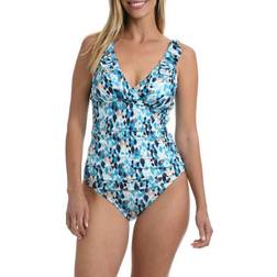 La Blanca Women's Ruffle Surplice Tankini