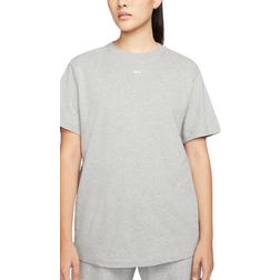 Nike Women's Sportswear Essential T-shirt - Dark Gray Heather/White