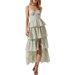 ASTR The Label Midsummer Tiered Print Dress - Multi Floral
