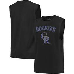 Majestic Men's Threads Colorado Rockies Softhand Muscle Tank Top