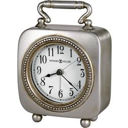 Howard Miller Kegan Tabletop Alarm In Antique Pewter Pewter 4in X 6in