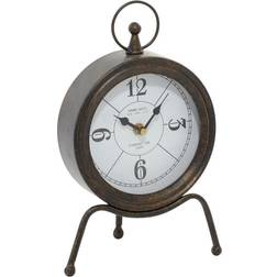 Deco 79 Brown Metal Contemporary Clock, 31x10x2"