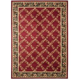 Safavieh Lyndhurst Collection Red, Black 27x96"