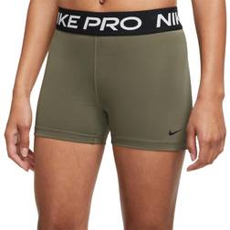 Nike Pro 365 3" Shorts Women - Medium Olive/Black/Black