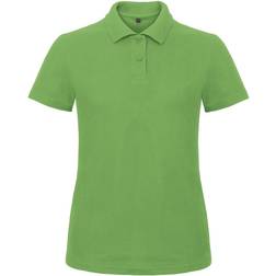 B&C Collection Women's ID.001 Short-Sleeved Pique Polo Shirt - Real Green