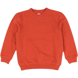 Leveret Kid's Long Sleeve Sweatshirt - Orange