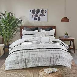 Ink+ivy Nea 3-pack Duvet Cover Black, White (233.68x)