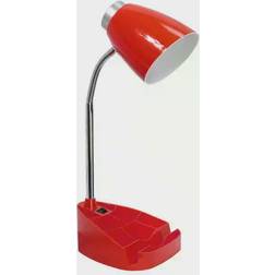 LimeLights Gooseneck Organizer Table Lamp 18.5"