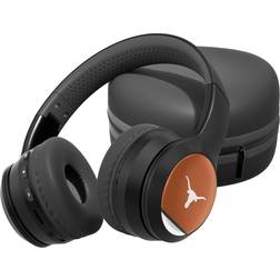 Strategic Printing Texas Longhorns Stripe Design Wireless Bluetooth Headphones With Case
