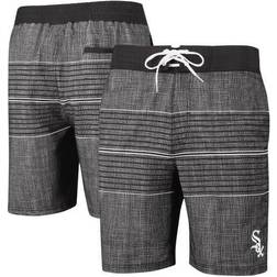 Men G-III Sports by Carl Banks Charcoal Chicago Sox Horizon Volley Swim Trunks