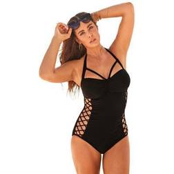 Plus Women's Boss Underwire One Piece Swimsuit by Swimsuits For All in (Size 20)