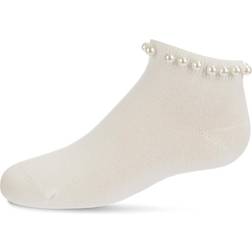 MeMoi MK-5063-10103-2 Pearl Anklet Sock for Girls